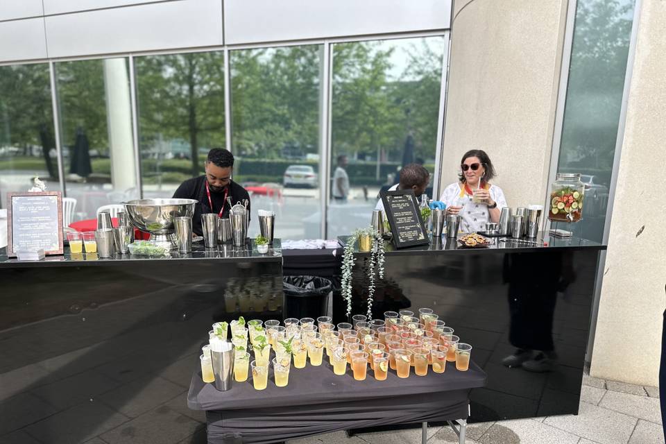 Outdoor bar