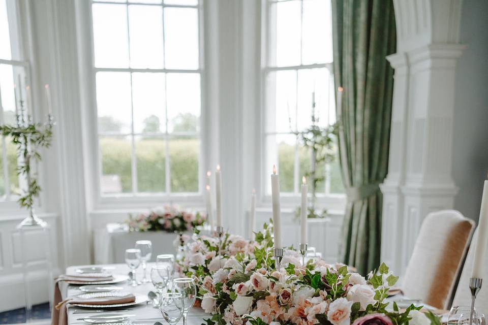 Set up at Dovecliff Hall
