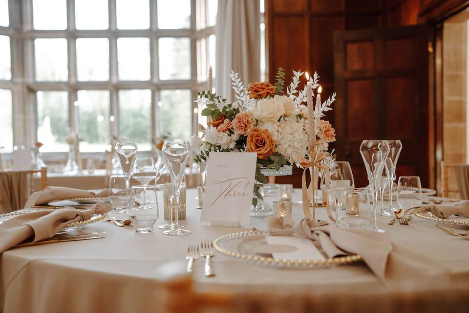 Set up at Sandon Hall