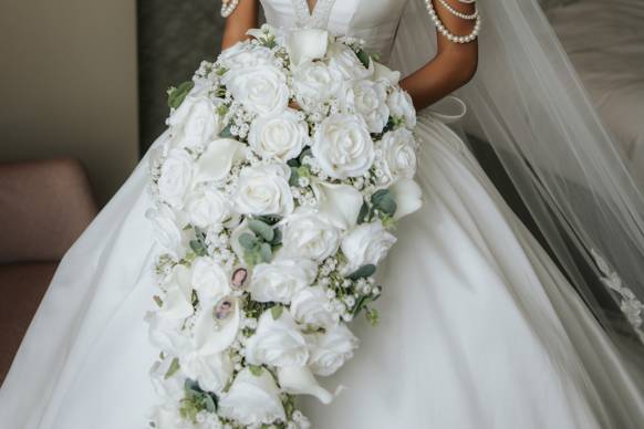 Lena in Bridal dress