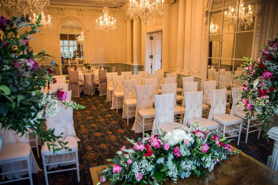 Beautiful ceremony room