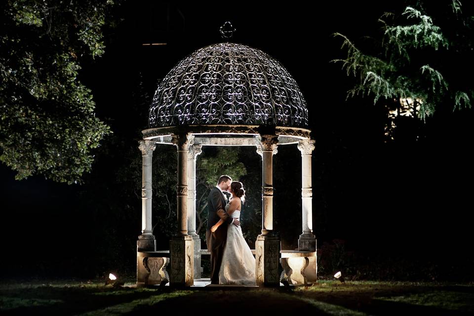 Gazebo at night