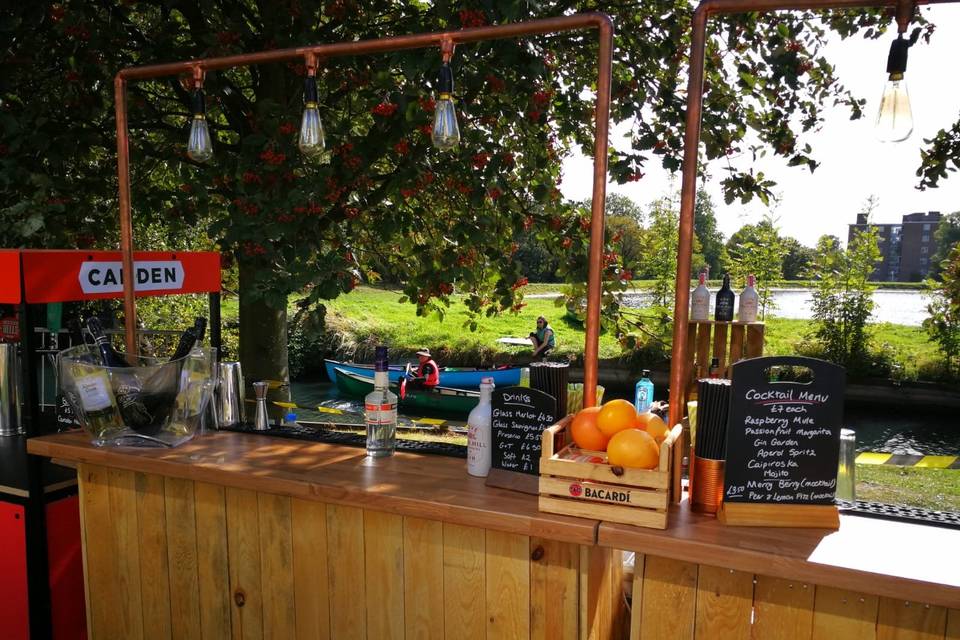 Outdoor bar