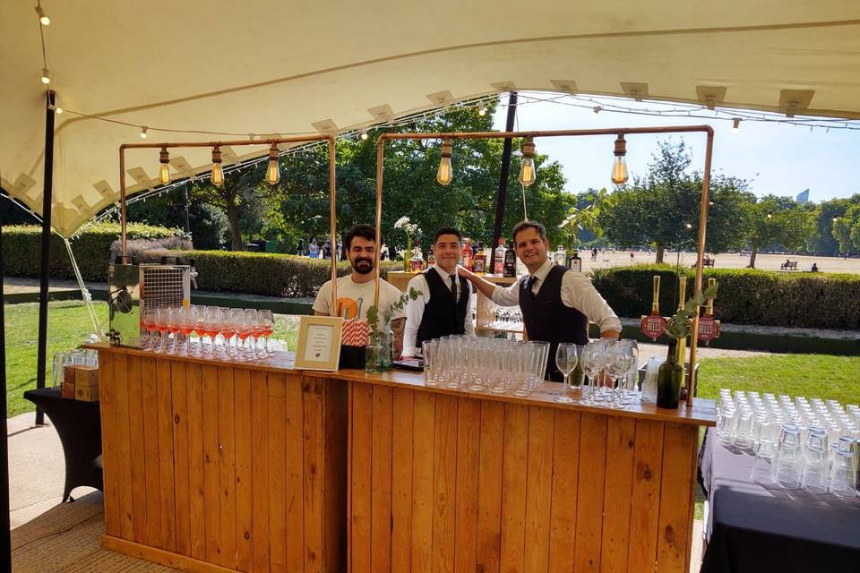 Vintage Wooden Bar