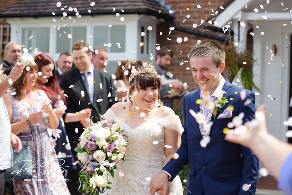 Wedding photo by Pete Davis