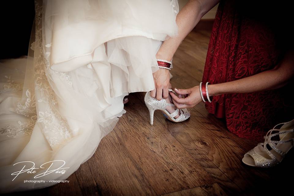 Wedding photo by Pete Davis