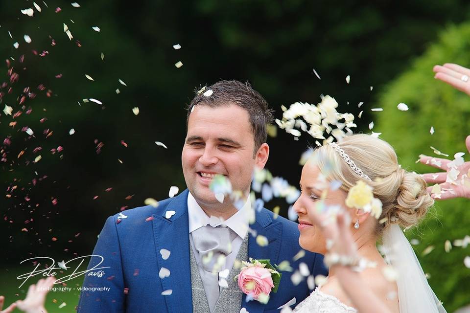 Wedding photo by Pete Davis