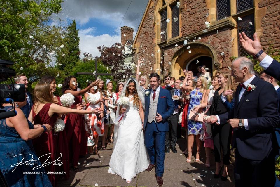 Wedding photo by Pete Davis