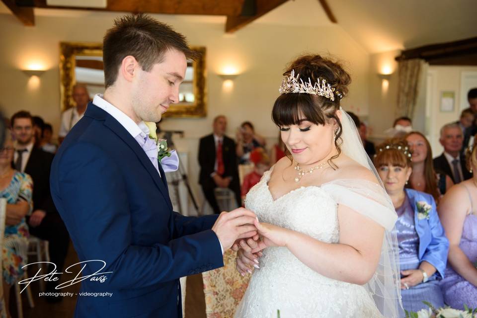 Wedding photo by Pete Davis