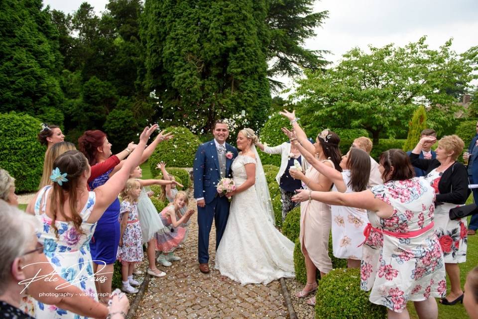Wedding photo by Pete Davis