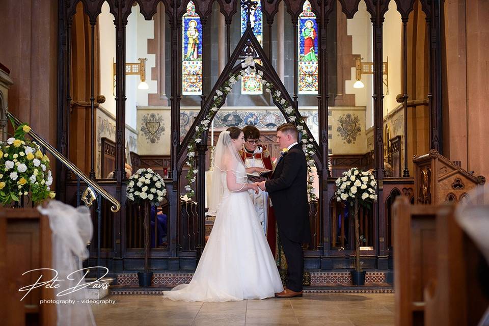 Wedding photo by Pete Davis