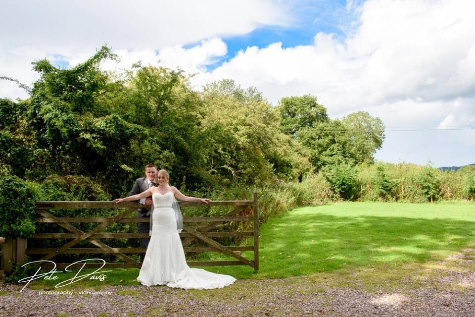 Wedding photo by Pete Davis