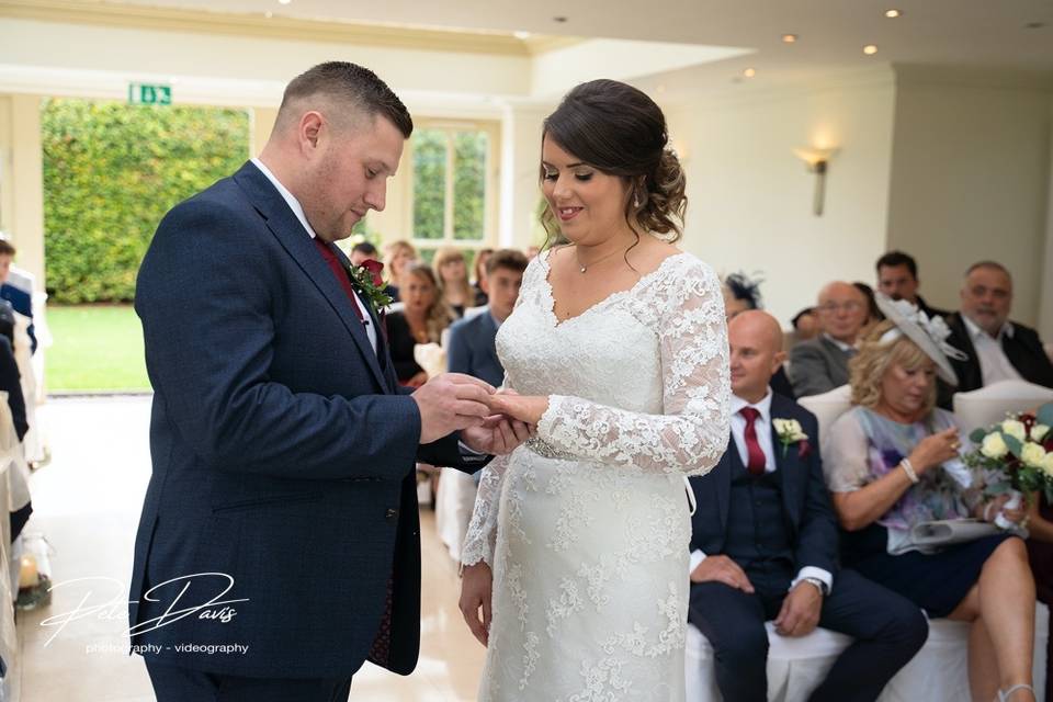 Wedding photo by Pete Davis