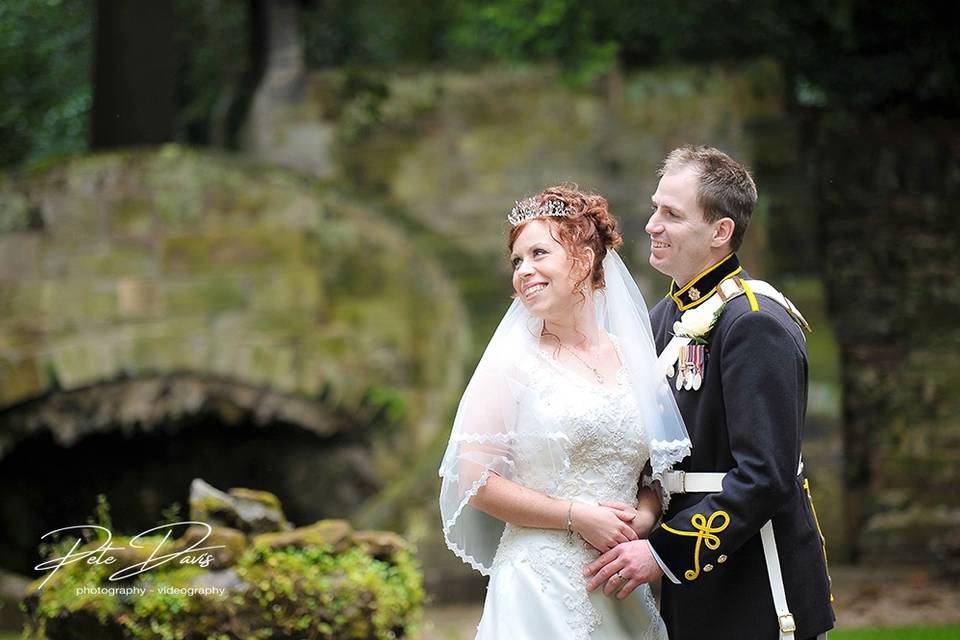 Wedding portrait by Pete Davis
