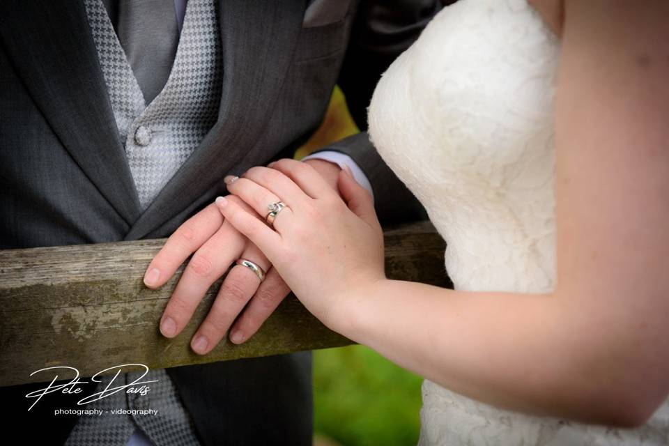 Wedding photo by Pete Davis