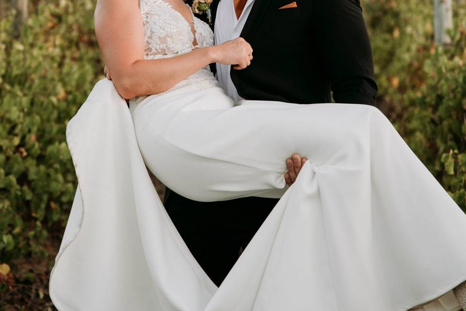 The happy couple