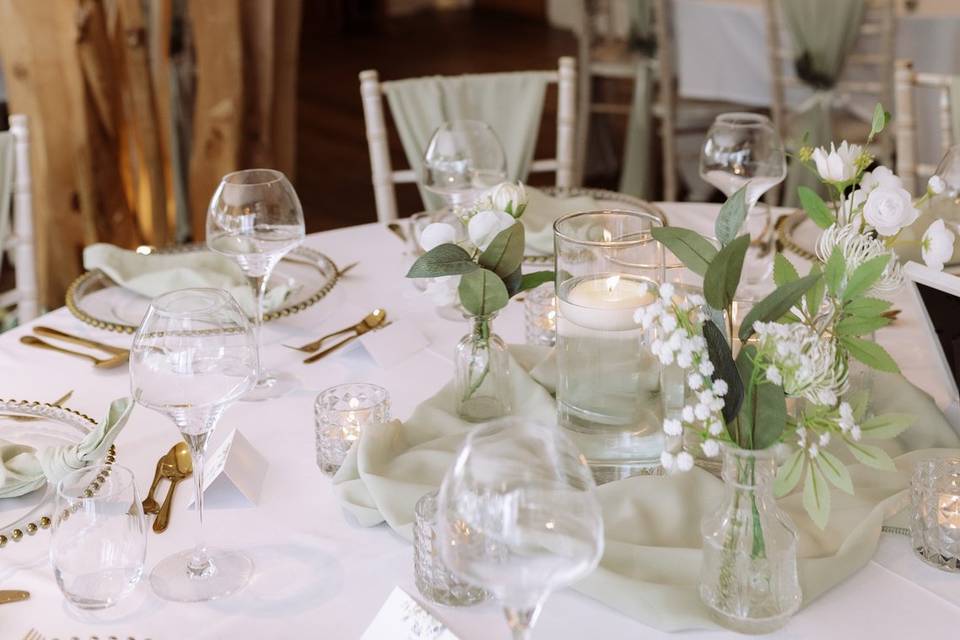 Wedding breakfast tree