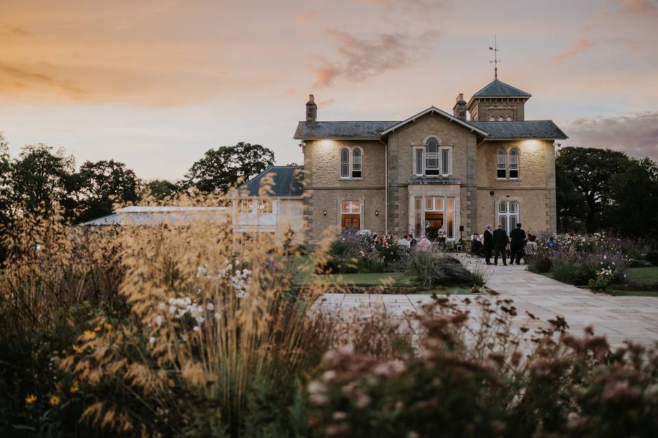 Sunset at St Tewdrics House
