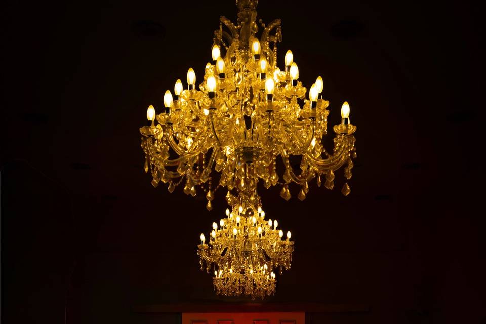 Bride and groom silhouette