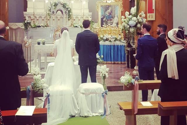 Italian Wedding at the Church
