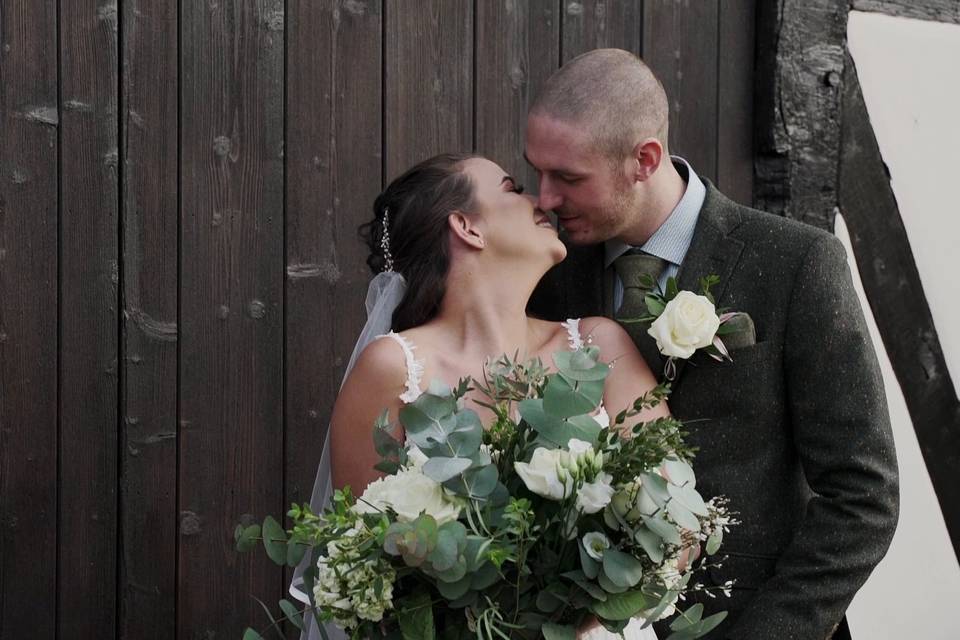 Couple having formal photos