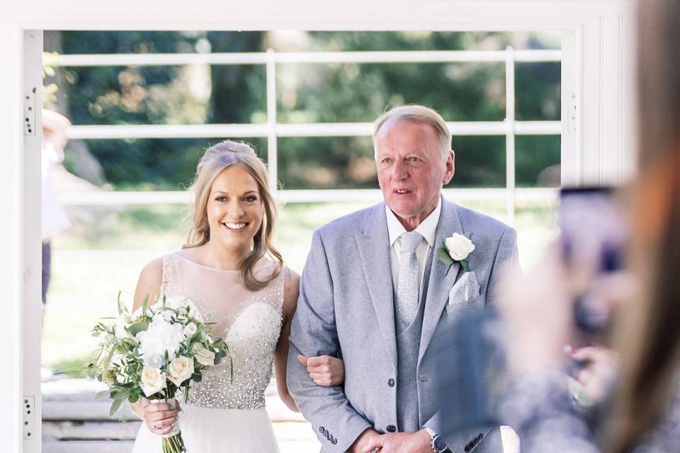 Walking down the aisle