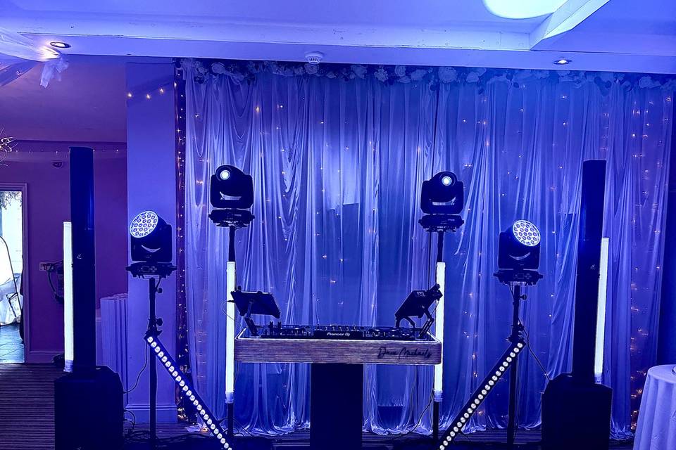 Setup for an Anime Wedding