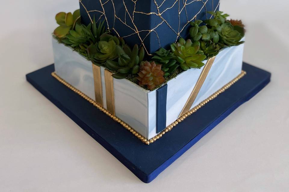 Navy succulent