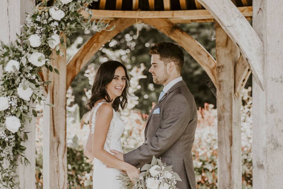 Watermill indoor ceremony