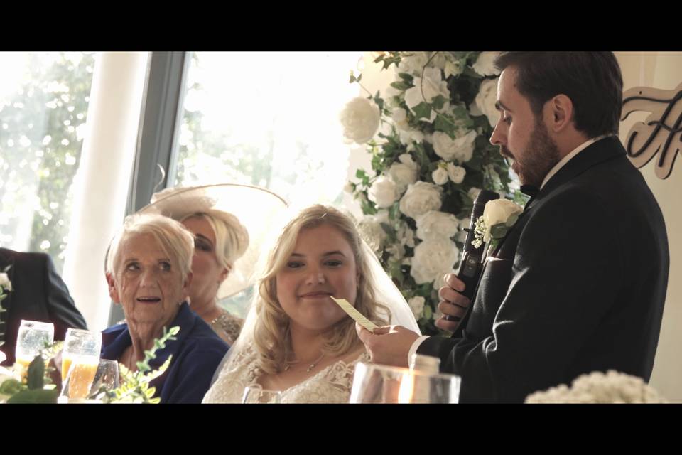 Adam delivering Speeches