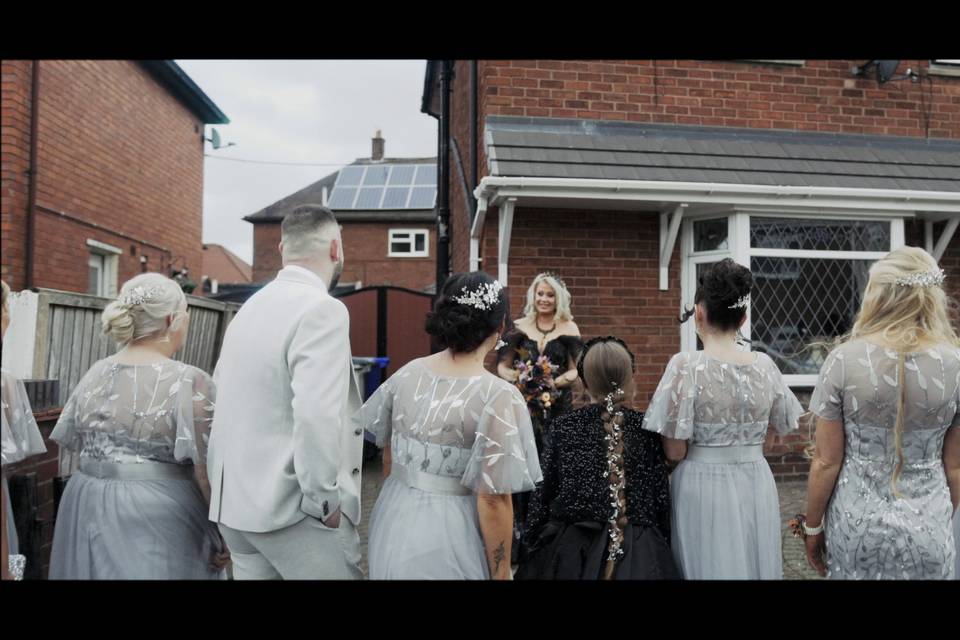 Bridesmaid's look for Chelsie