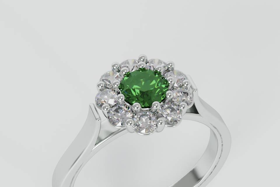 Emerald and Diamond