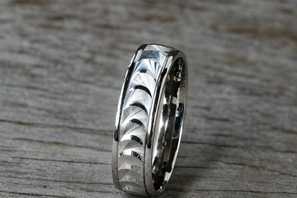 Wave inspired ring