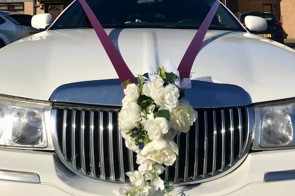 Scottish borders wedding car