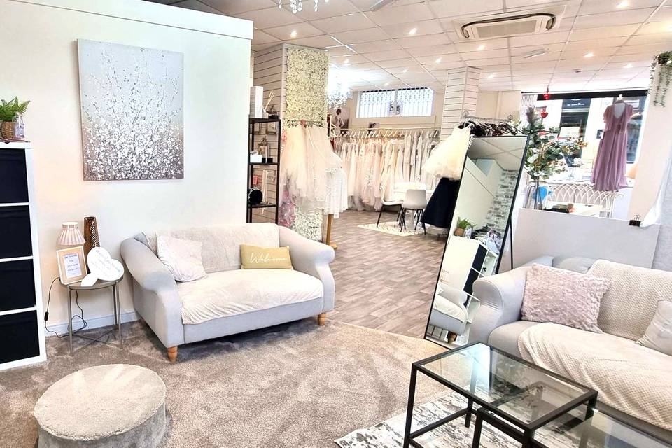 Boutique Seating area