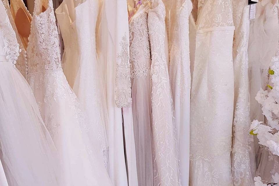 Selection of stunning gowns.