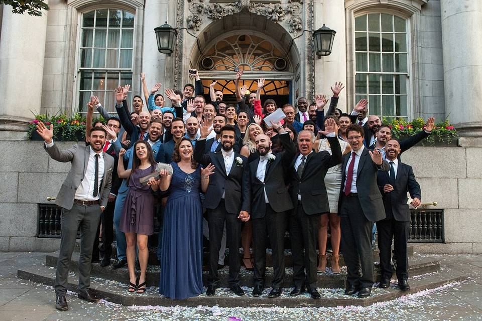 LGBTQ London wedding