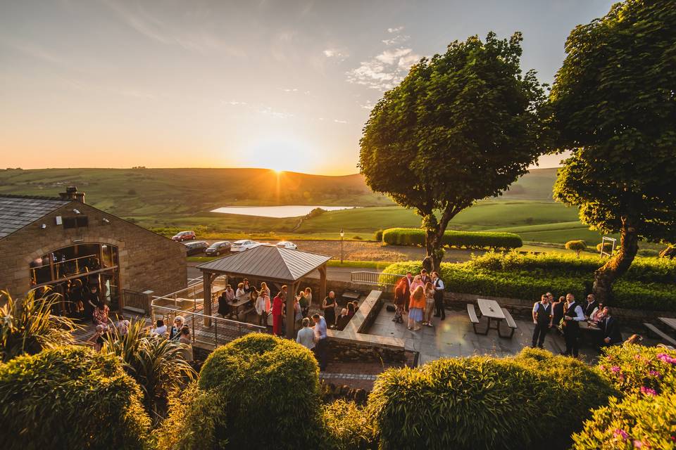 Sunset Views of the Castleshaw