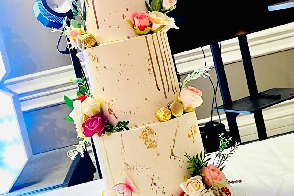 Three tier cake