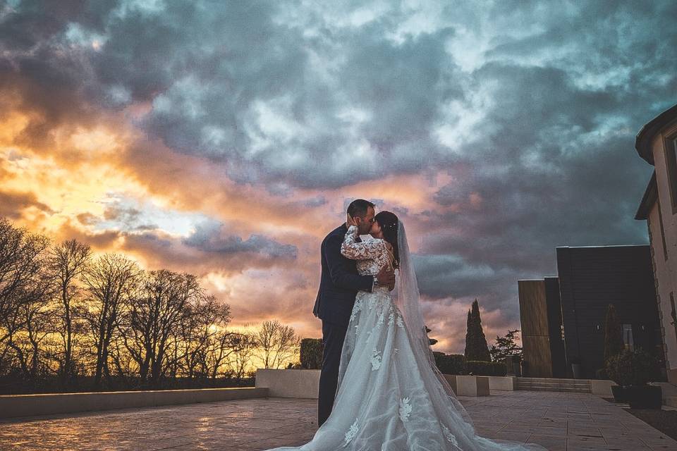The winter sunsets though