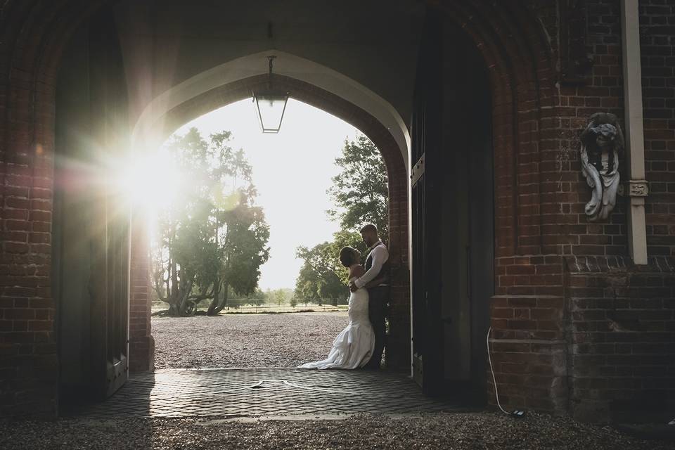 Alone at Gosfield Hall