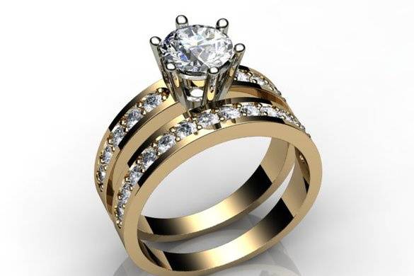 Fabulous engagement diamond ring