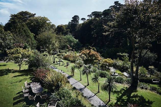 Outside gardens