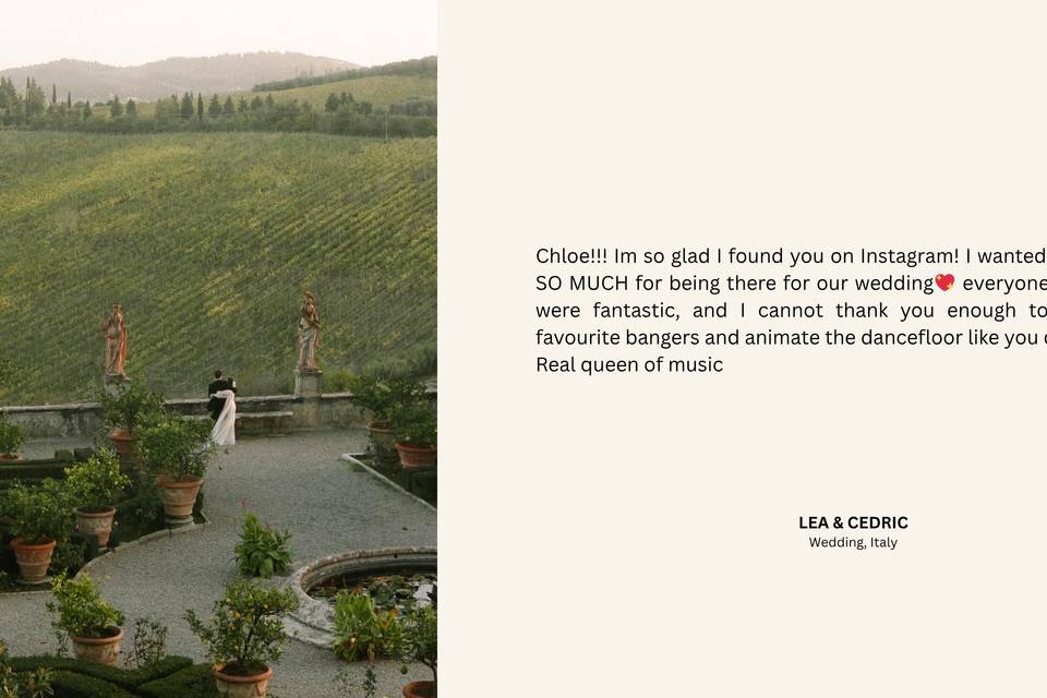 L&C Wedding Testimonial