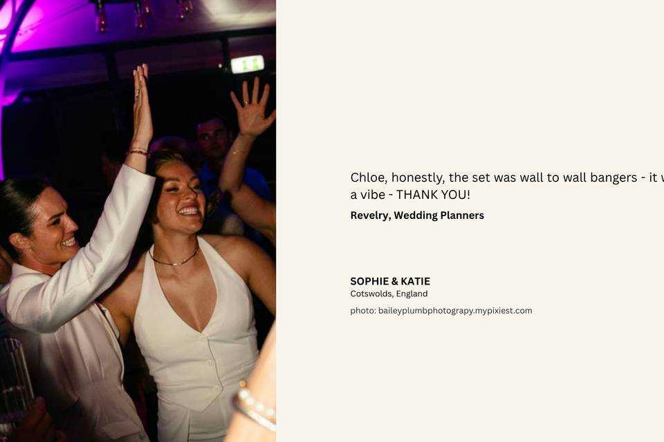 S&K Wedding Testimonial