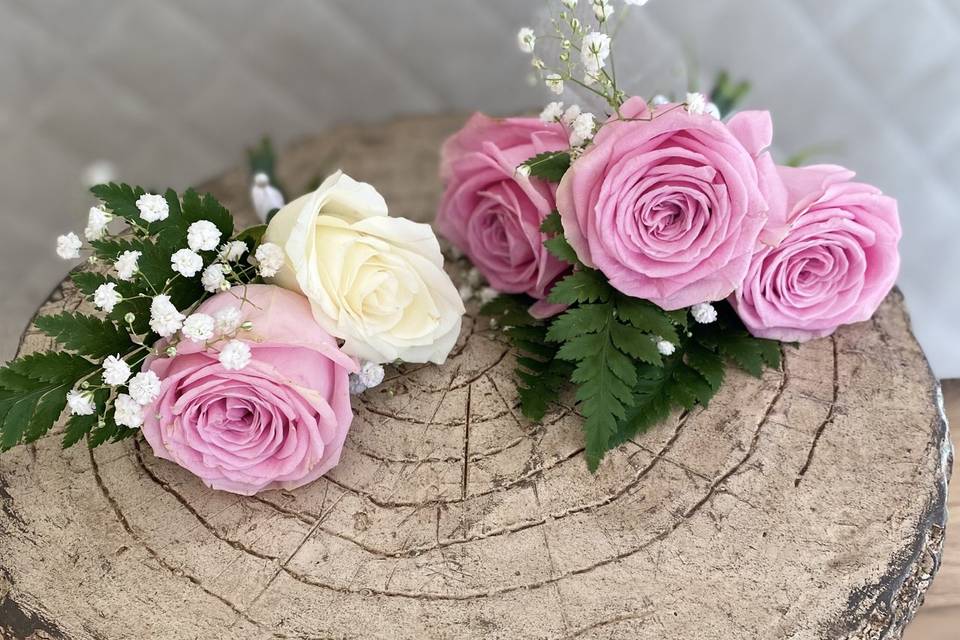 Rose buttonholes