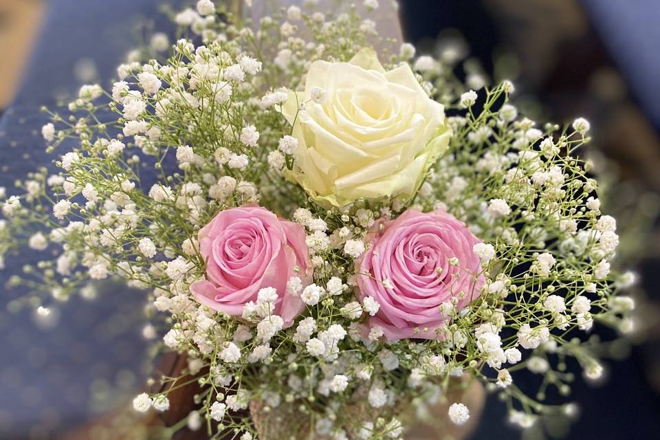 Church pew decoration