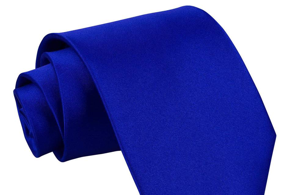 Extra long tie - royal blue