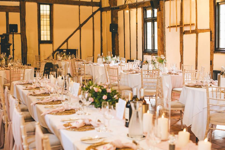 Wedding Breakfast Tithe Barn
