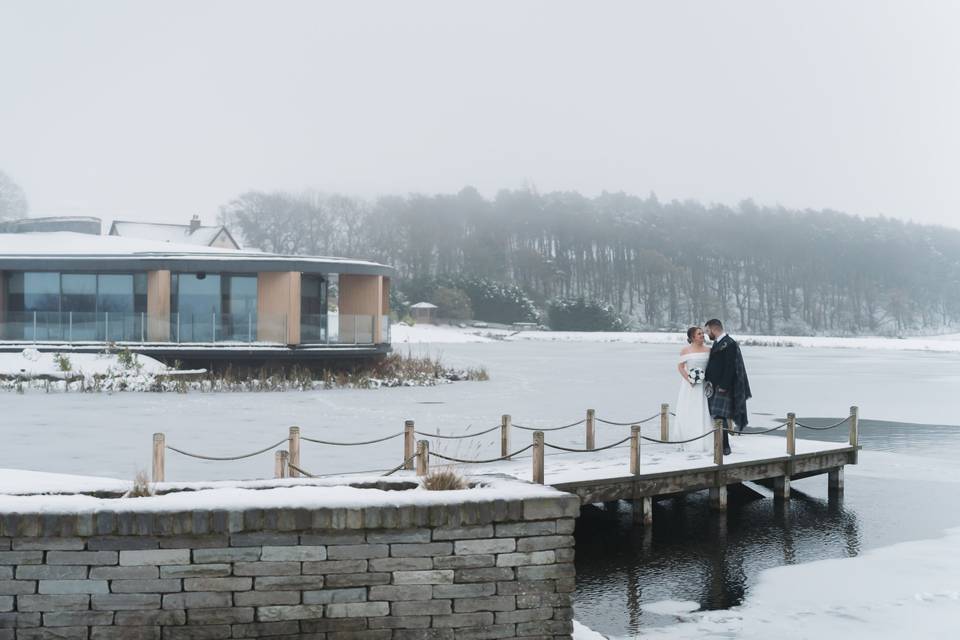 A winter wedding